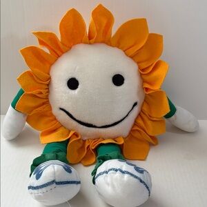 Sunflower with Orange Petals
